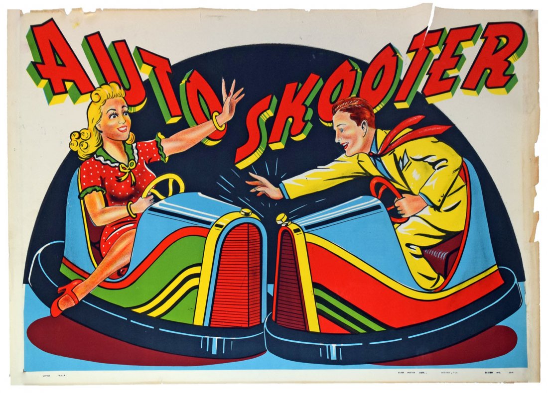 CARNIVAL AUTO SKOOTER POSTER (1 of 1)
