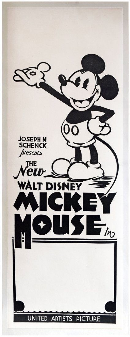 1932 MICKEY MOUSE MOVIE POSTER (1 of 2)