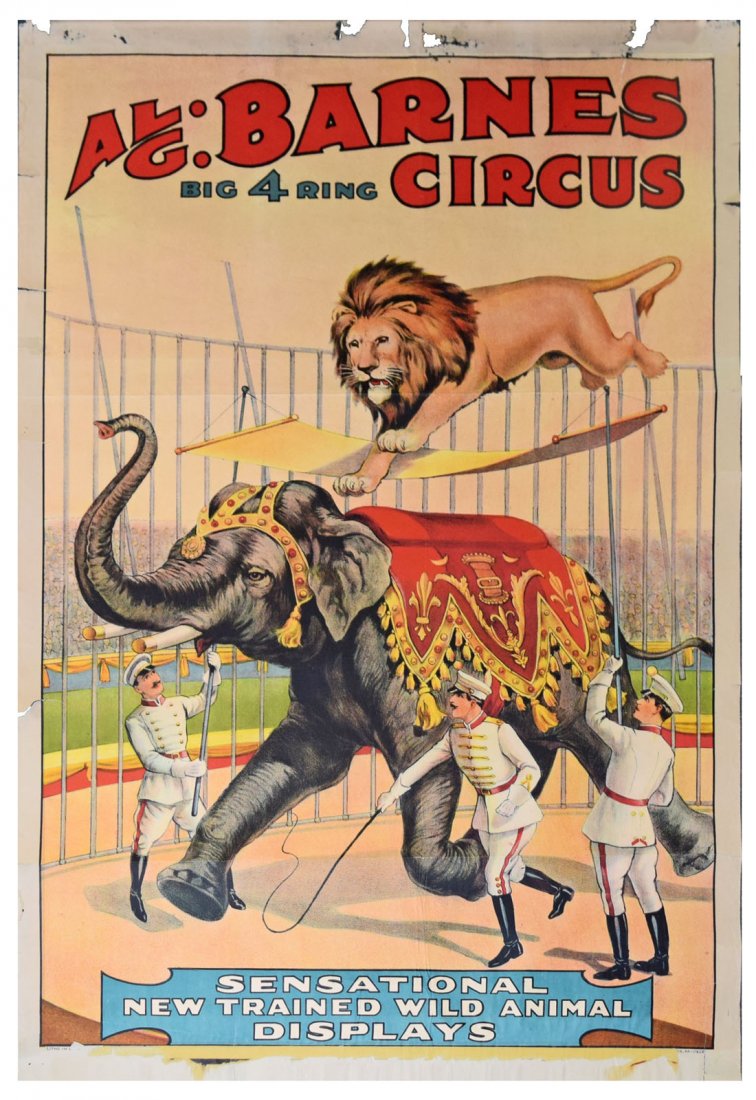 AL G. BARNES CIRCUS POSTER (1 of 1)
