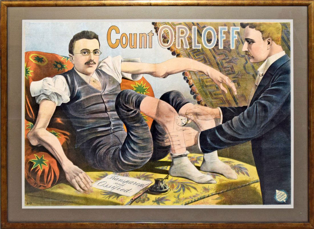 COUNT ORLOFF SIDESHOW POSTER BY FRIEDLANDER (1 of 2)