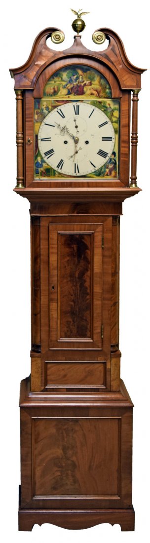 GEORGE III TALL CASE CLOCK (1 of 9)