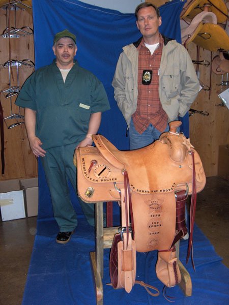 Denver Police Dept Commemorative Saddle
