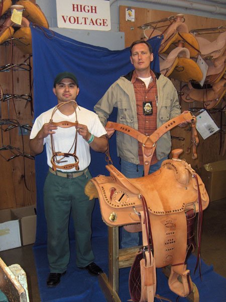 Denver Police Dept Commemorative Saddle - 2