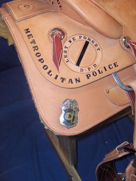 Denver Police Dept Commemorative Saddle - 3
