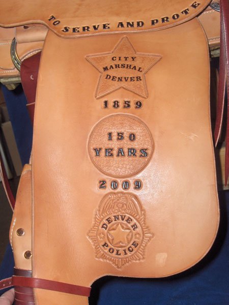 Denver Police Dept Commemorative Saddle - 5