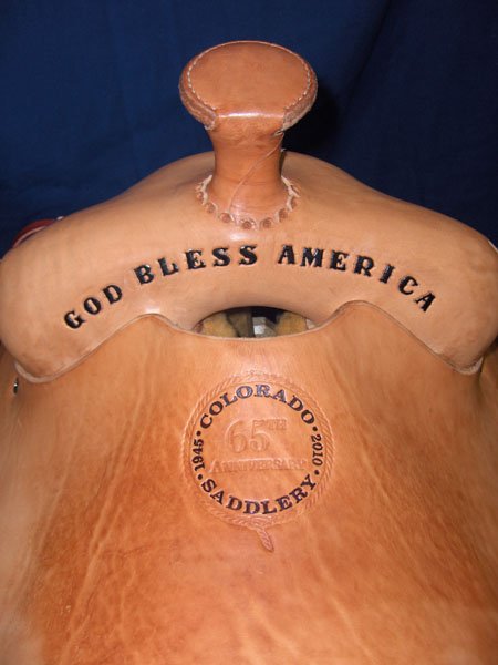 Denver Police Dept Commemorative Saddle - 6