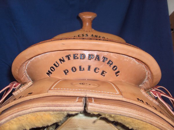 Denver Police Dept Commemorative Saddle - 7