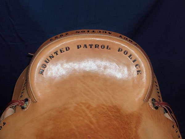 Denver Police Dept Commemorative Saddle - 9