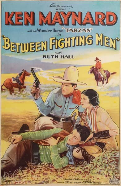 Ken Maynard Stone Litho 1-Sheet Movie Poster