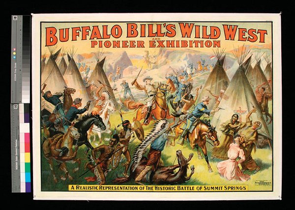 Rare Wm F. Cody "Wild West" Poster 