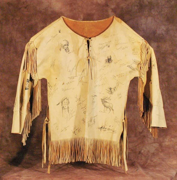 517 Elk Hide Shirt with Original Art