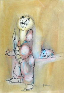 HARGREAVES NTUKWANA, Title: STUDY 1 WATERCOLOR ON: Artist: NTUKWANA, HARGREAVES Title: STUDY 1 Retail Price: $600.00 Size: 20 X 16.5 INCHES Medium: WATERCOLOR ON PAPER Edition: ORIGINAL Description: Hand signed by the artist. Artwork is in excellent c