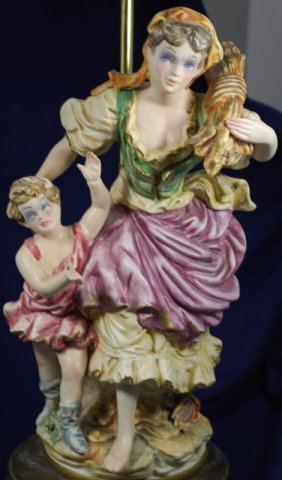 VINTAGE PORCELAIN LAMPS