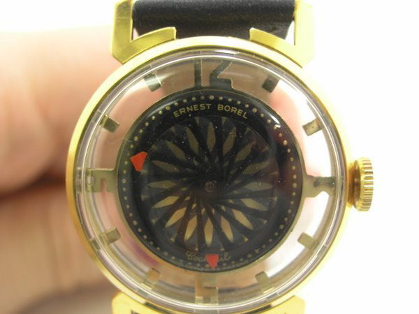 MENS ERNEST BOREL COCKTAIL WATCH: CIRCA 1960'S 17JEWEL MOVEMENT PLUS SHIPPING
