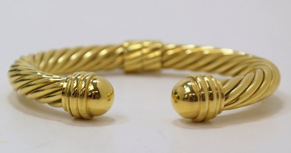 DAVID YURMAN 18KT BRACELET: 54.68 GRAMS TWT.
