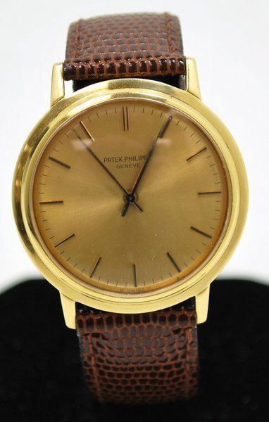 PATEK PHILIPPE REF 3569 18KT AUTOMATIC: ORIGINAL DIAL, ALL HALLMARKED CASE, MOVEMENT AND DIAL. BACK SET.