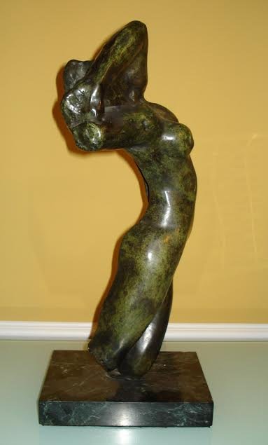 AUGUSTE RODIN LARGE FRENCH BRONZE SCULPTURE (1 of 4)