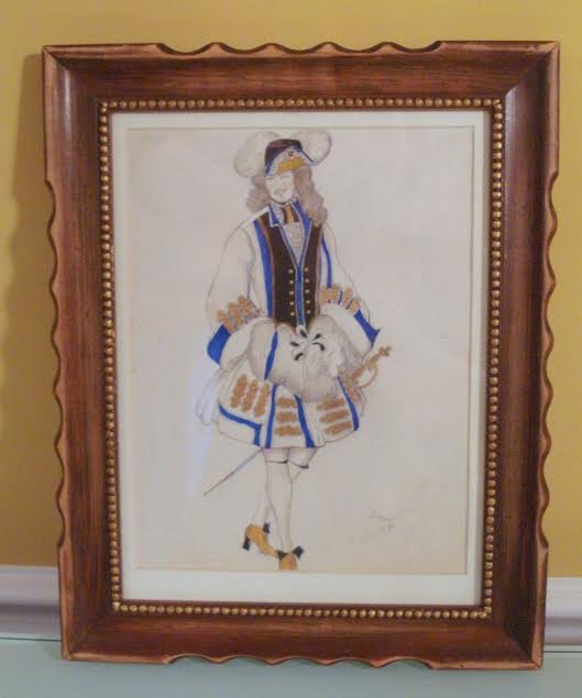 LEON BAKST RUSSIAN WATER COLOR (1 of 5)