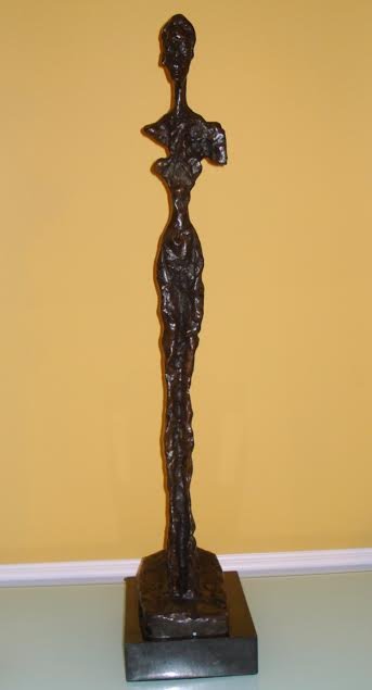 A. GIACOMETTI SWISS LARGE BRONZE ABSTRACT SCULPTURE (1 of 5)