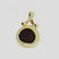 14K YELLOW GOLD OPAL DIAMOND PENDANT - 4