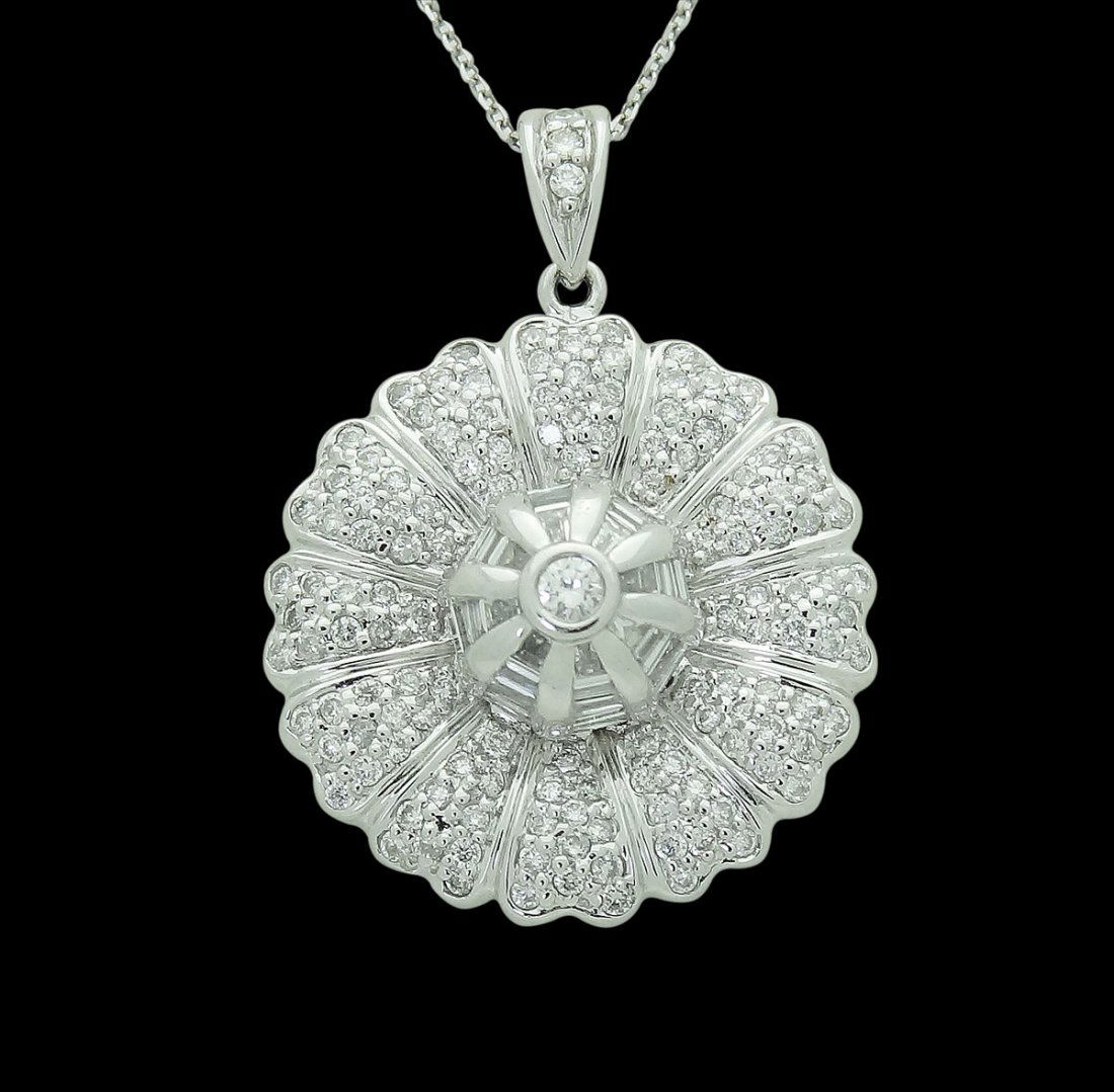 18k White Gold & Apx. 2.20 TCW VS-SI G-H Diamond (1 of 4)