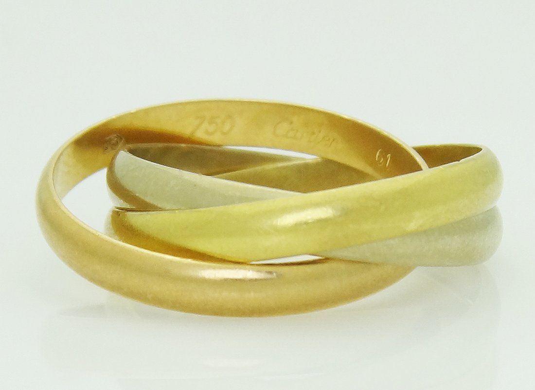Cartier 18k Gold Trinity Ring Old Collection (1 of 3)