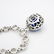 Modern 18K Gold, diamond large round Tanzanite Necklace - 3