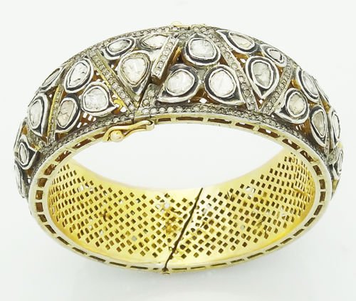 Estate 14k Gold & Silver 12.00 TCW Table Rose Cut (1 of 7)