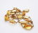 18K yellow gold necklace with natural citrine - 3