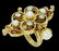 Estate Victorian 14k Yellow Gold Pearl & Opal Ring