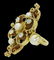 Estate Victorian 14k Yellow Gold Pearl & Opal Ring - 4