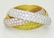 Trinity De Cartier 18k Gold & Diamond Band Ring Size 55