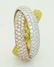 Trinity De Cartier 18k Gold & Diamond Band Ring Size 55 - 4