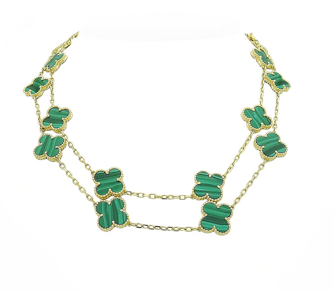 Van Cleef & Arpels 18k Gold Vintage Alhambra Necklace (1 of 3)