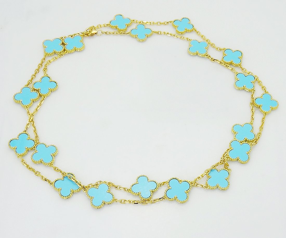 Van Cleef & Arpels Vintage Alhambra 18k  Gold Necklace (1 of 3)