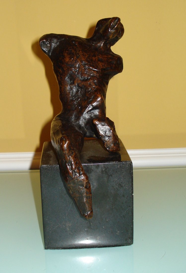 HENRY MOORE ENGLISH ABSTRACT BRONZE SCULPTURE (1 of 5)