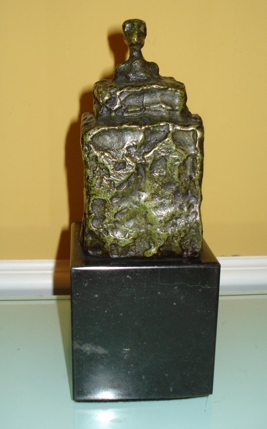 ALBERTO GIACOMETTI SWISS ABSTRACT BRONZE SCULPTURE (1 of 5)