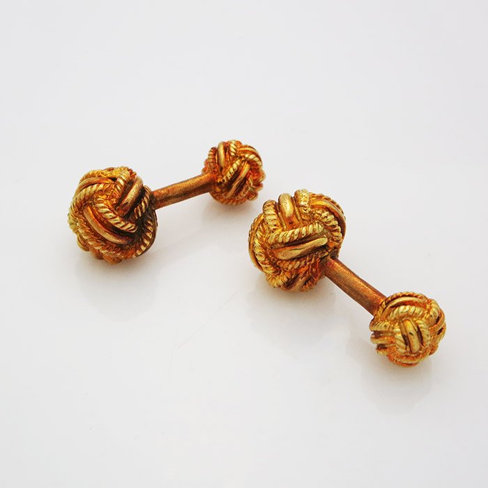 18k Yellow Gold Cuff links (1 of 3)