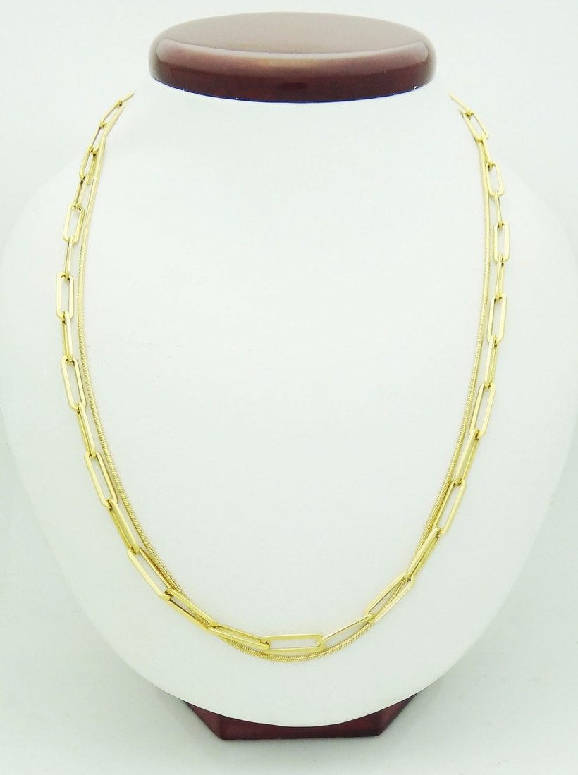 Gucci 18k Yellow Gold Chain Necklace 19.5" Long (1 of 4)