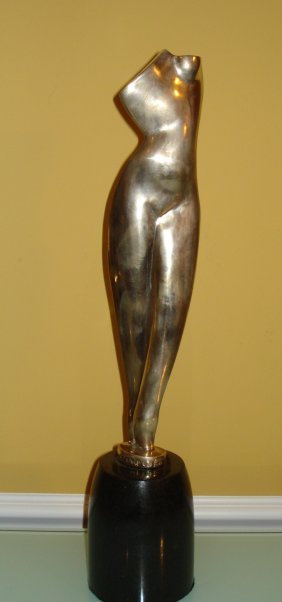 ALEXANDER ARCHIPENKO RUSSIAN-UKRAINIAN SILVERED BRONZE (1 of 6)