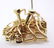 Vintage 14K Yellow Gold Multi Color Gemstone Earrings. - 4