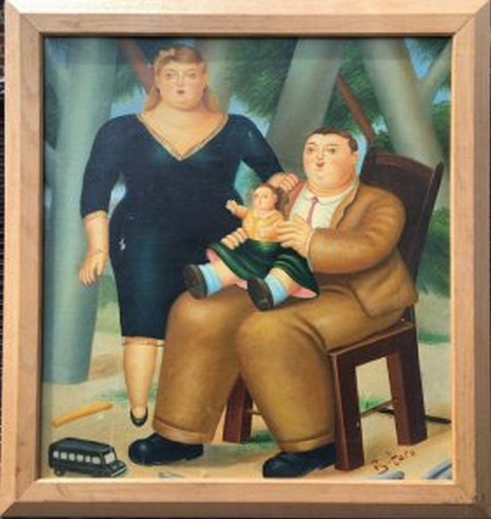 Fernando Botero Colombian Oil on Masonite (1 of 4)