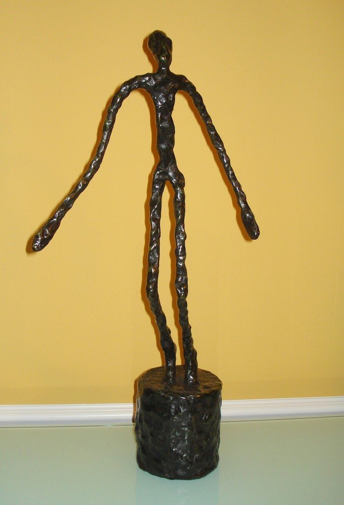A. GIACOMETTI SWISS LARGE BRONZE ABSTRACT SCULPTURE (1 of 5)
