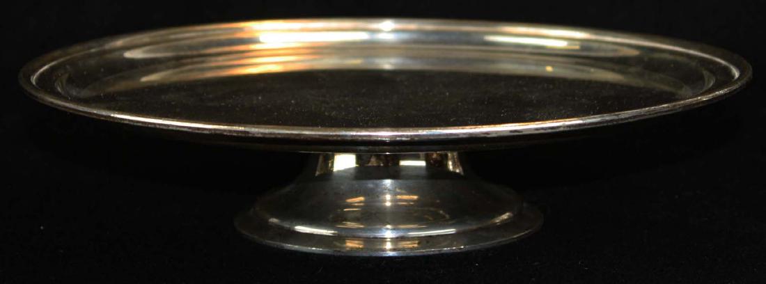 Tiffany & Co. sterling silver  footed tray cake stand (1 of 5)