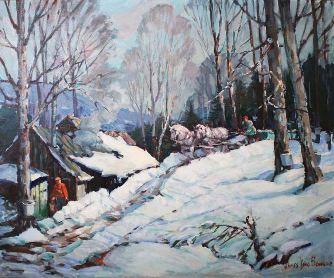 James King Bonnar (American 1883-1961) Sugar time in (1 of 3)