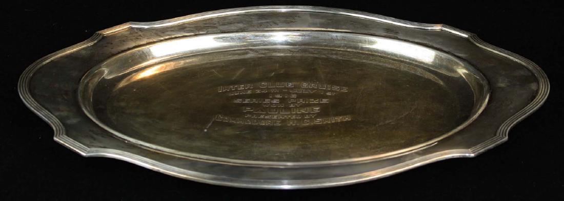 Gorham sterling silver serving platter yacht club (1 of 6)