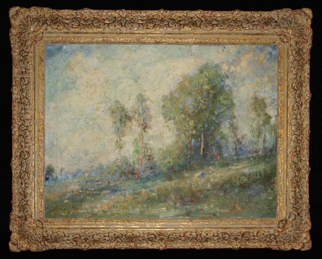 French School circa 1900 impressionist landscape (1 of 7)
