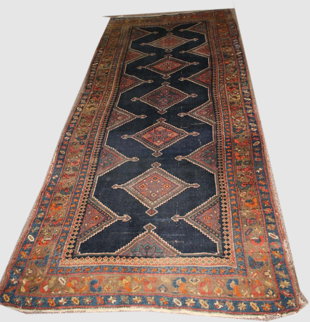 early 20th c Persian 5 medallion runner (1 of 3)