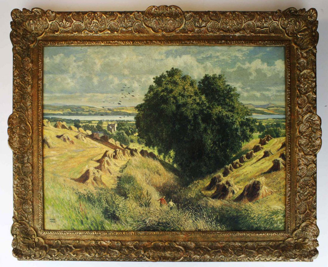James McIntosh Patrick (UK 1907-1998) Harvest Lanscape (1 of 7)