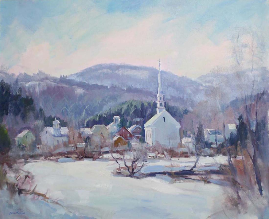 Eric Tobin (Vermont 1958-)  Late Winter Stowe VT (1 of 6)